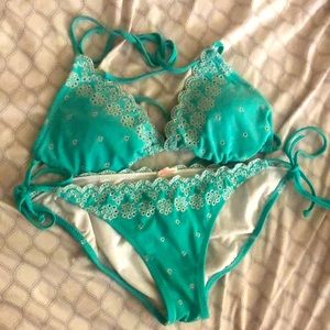 Teal Bikini Set